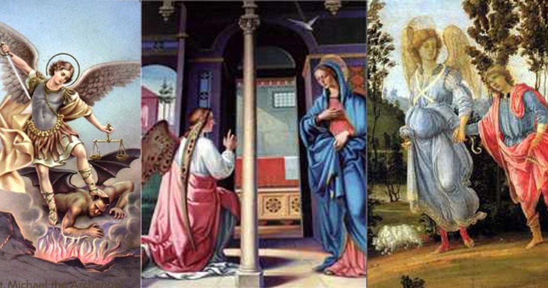 Święci Archaniołowie Michał, Gabriel i Rafał
